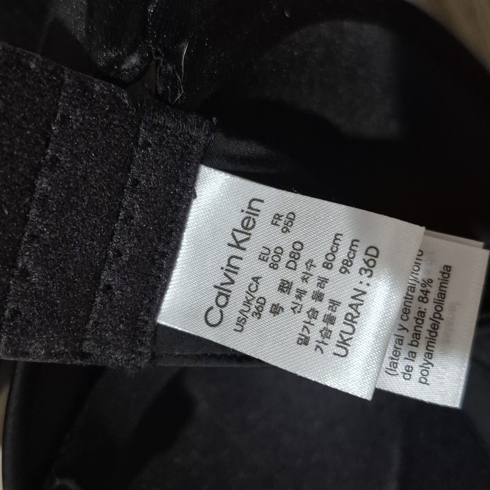 Calvin Klein Black and Tan Bras - Picture 6 of 7